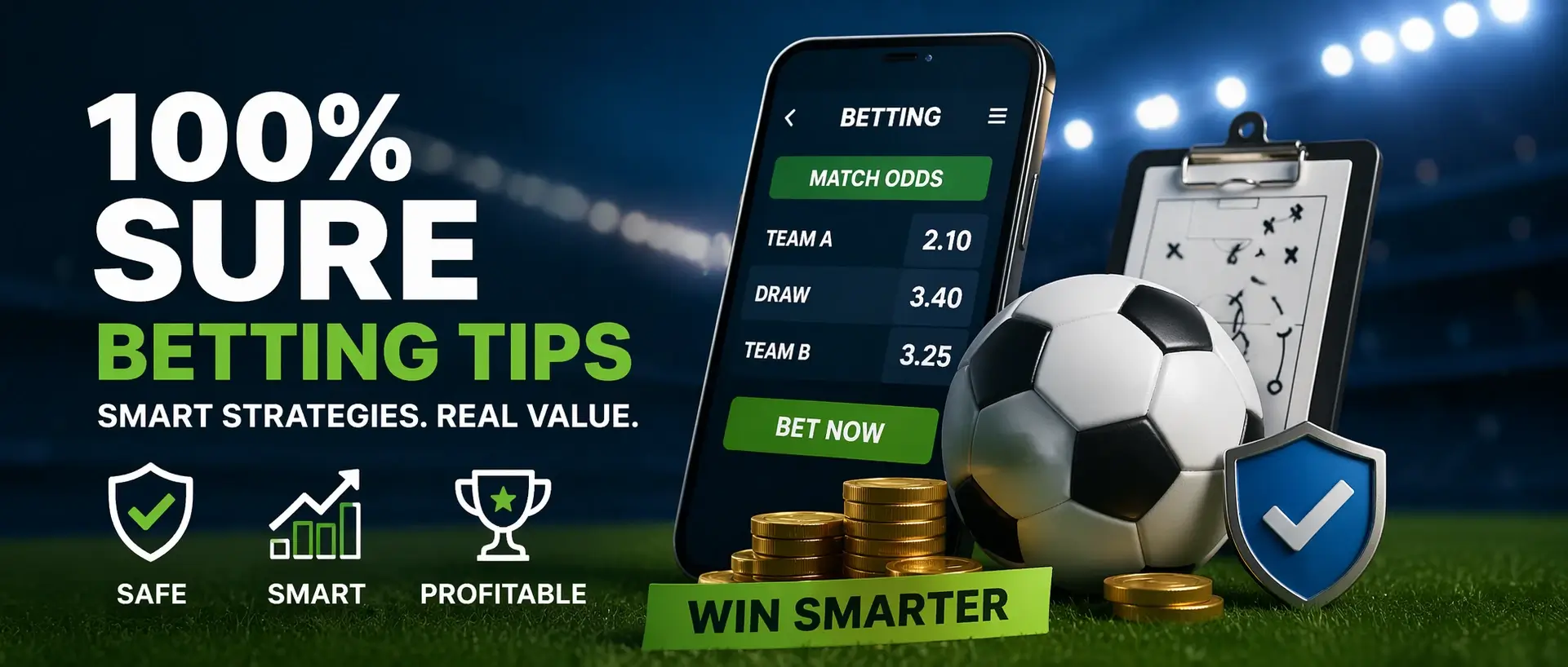 Pronósticos de apuestas 100 % seguros: cuotas de fútbol, estrategia y sistema de apuestas deportivas seguras